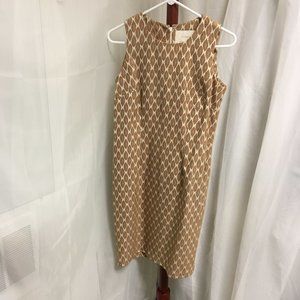 Liz Claiborne Sleeveless Tan Dress Size MP